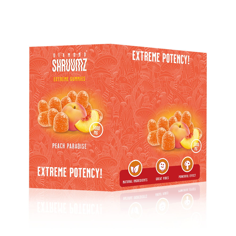 Peach Paradise Shruumz Gummies 10pks Polkadot And Shruumz peach-paradise-shruumz-gummies-10pks-polkadot-and-shruumz